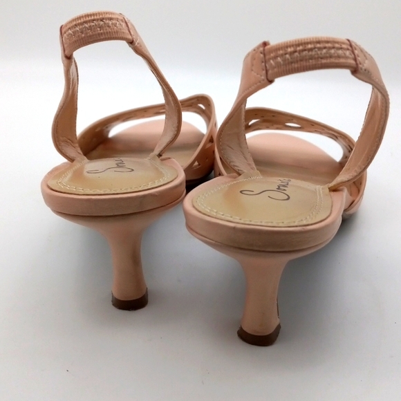 DUSTY ROSE METALIC HEELS - Picture 4 of 5